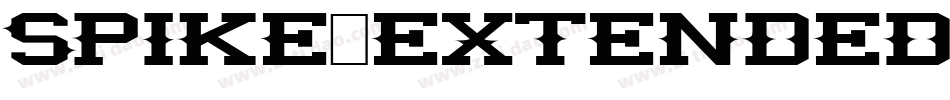 Spike-Extended Bold字体转换